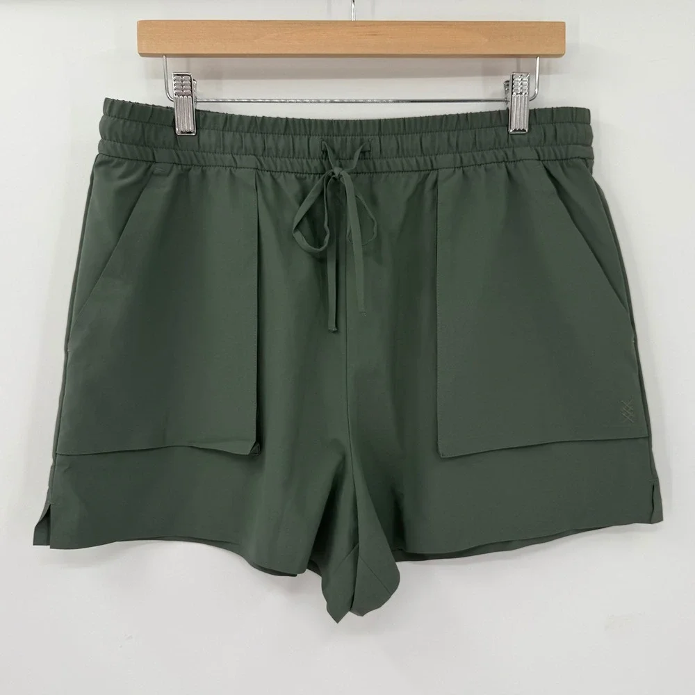 Rhone Mirage Pocket Shorts Sage Green Large Athletic Performance Drawstring - Picture 1 of 5